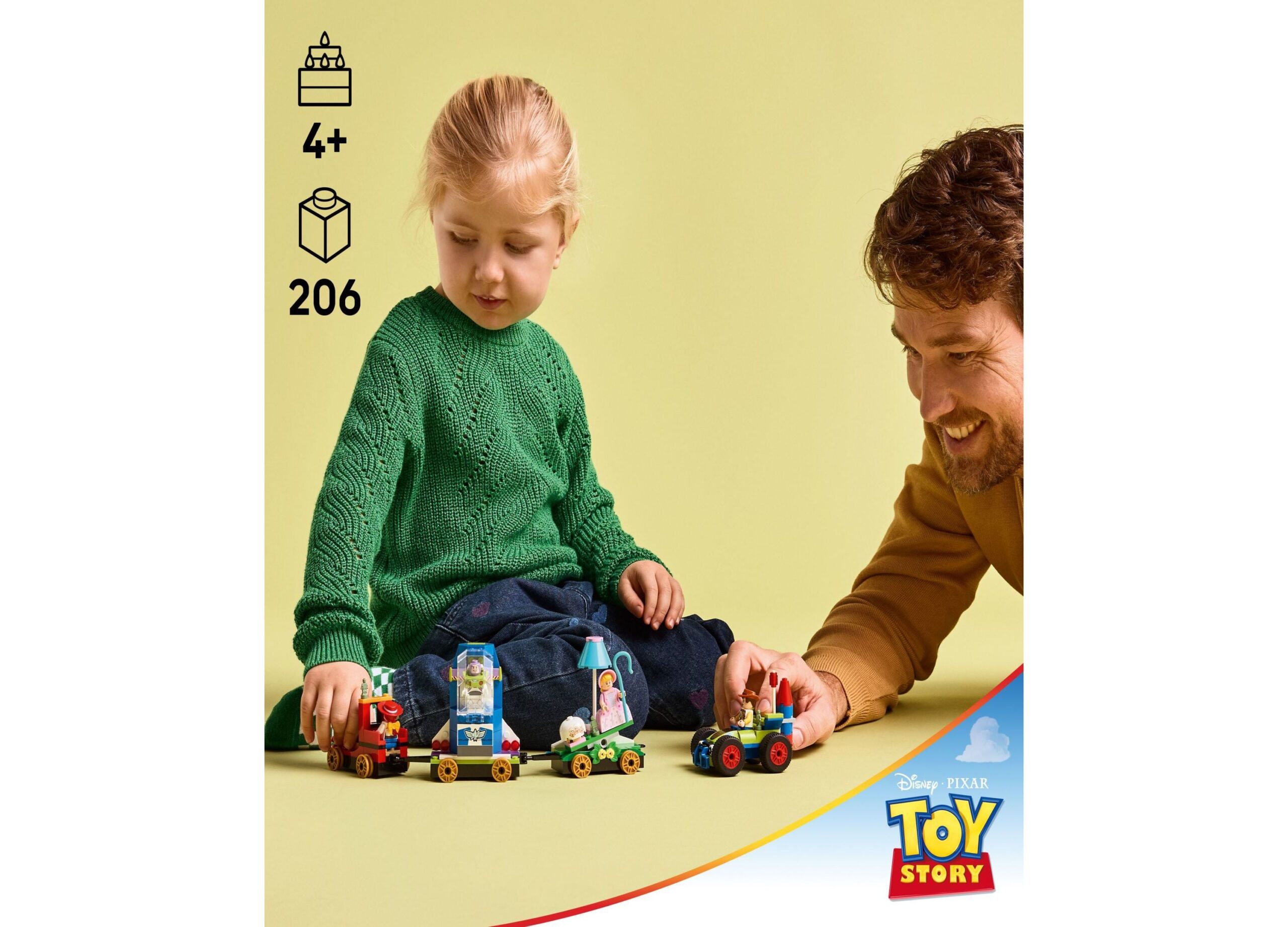 LEGO Disney Pixar Toy Story 30th Anniversary Celebration Train Set 43264 - 206 Pieces - Image 3