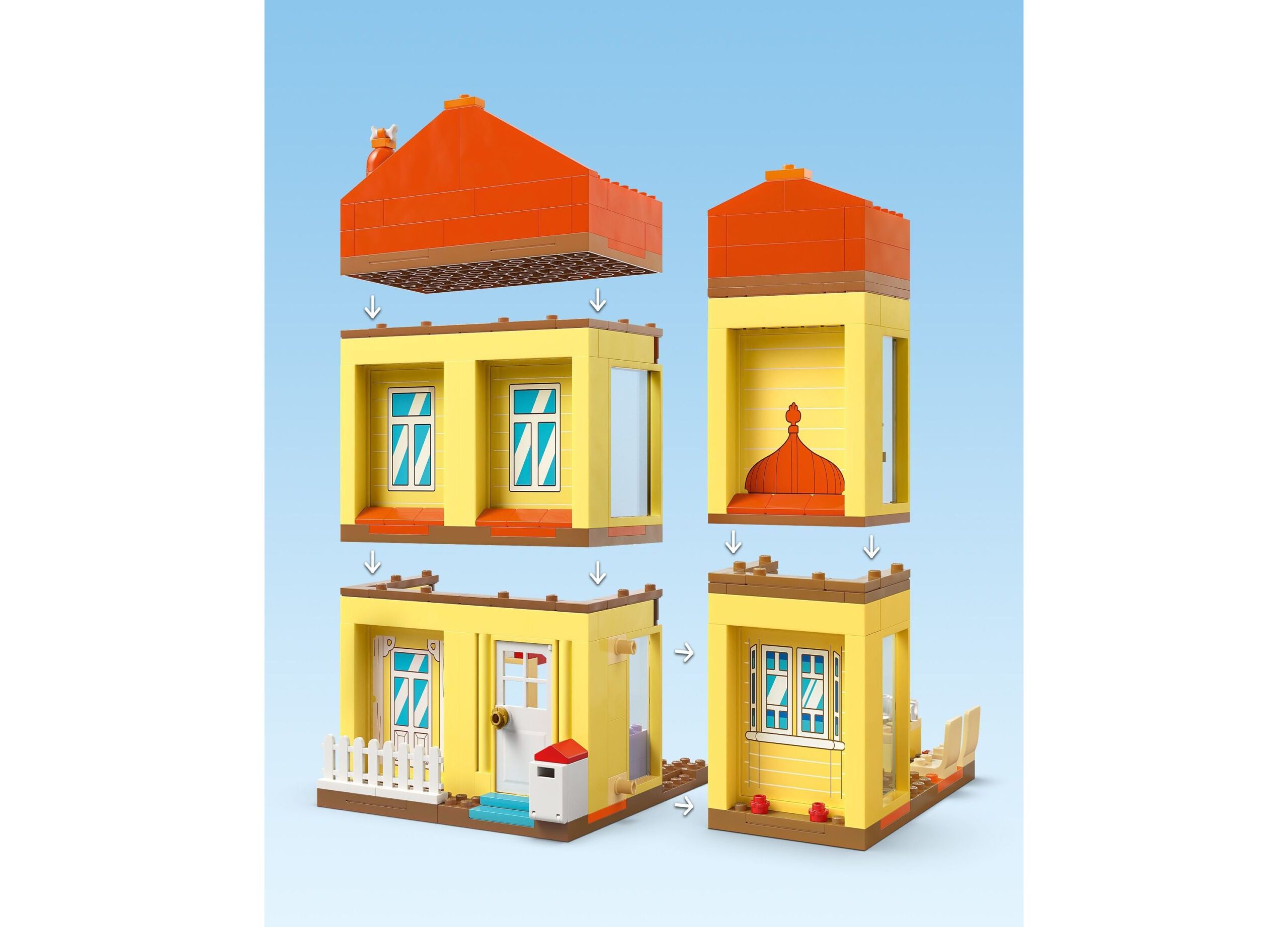 LEGO Bluey's Family House 382-Piece Playset - Featuring Charming Characters - Image 2