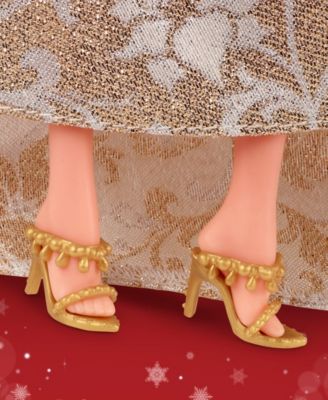 Barbie 2025 Holiday Doll - Dazzling Blonde with Glam Gown - Image 2