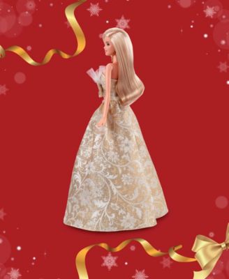 Barbie 2025 Holiday Doll - Dazzling Blonde with Glam Gown - Image 5