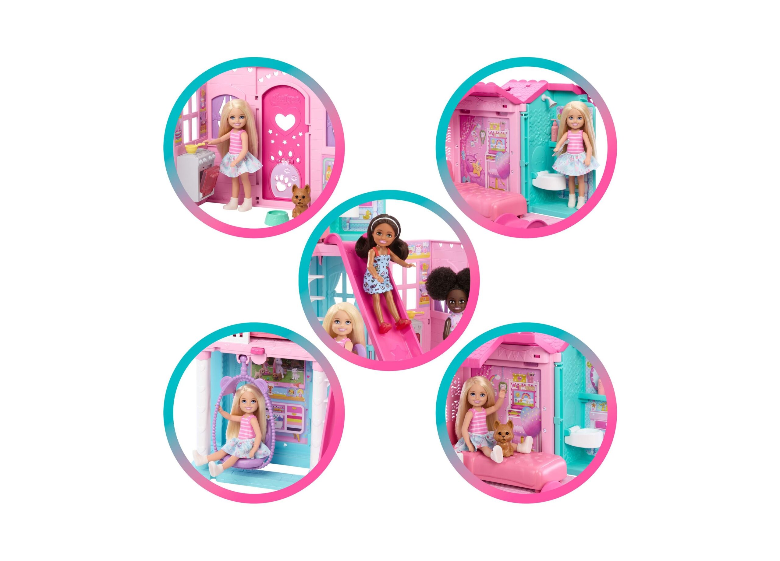 Barbie Chelsea Pop-Up Doll House with Doll and 15+ Accessories - Image 2