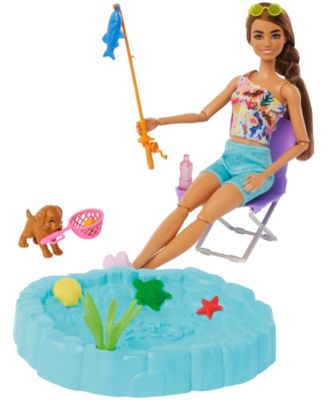 Barbie Dream Camper Playset with Roof Tent BBQ Grill - Image 2