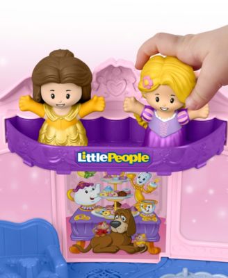 Fisher-Price Little People Disney Princess Musical Carriage with Belle and Rapunzel Figures - Image 5