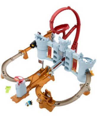 Hot Wheels Mario Kart Bowser's Castle 1:64 Scale Track Set with Kamek Vehicle - Image 2
