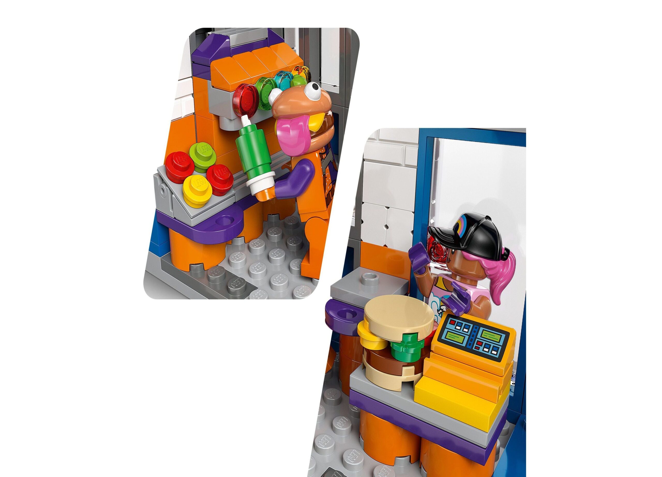 LEGO Fortnite Durrr Burger Restaurant Building Set 546 Pieces - Kids Toy 77076 - Image 6
