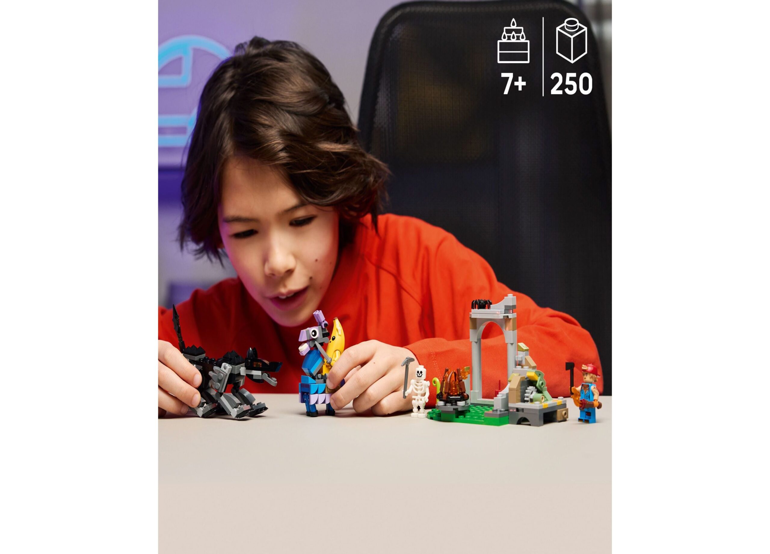 LEGO Fortnite Peely Sparkplug Camp Construction Set 250 Pieces - Image 2