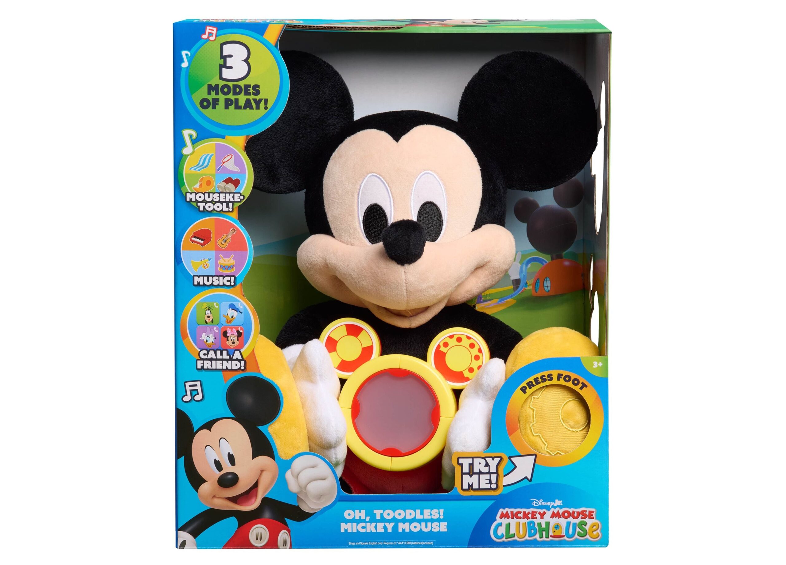 Disney Junior 11 inch Interactive Mickey Mouse Oh, Toodles! Plush Toy - Image 5