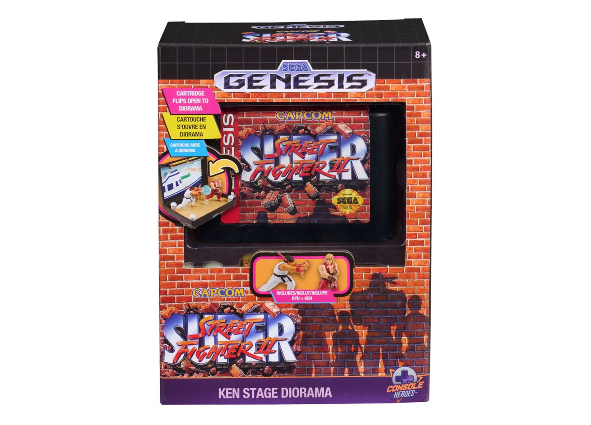 Wilder Toys SEGA Genesis Street Fighter II Diorama ?C Ryu & Ken