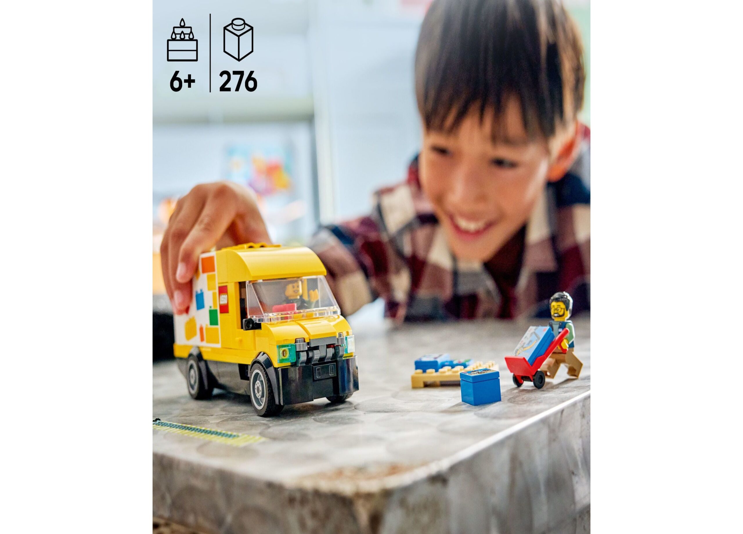 LEGO City Iconic Delivery Van Building Set 276 Pieces - 60500 - Image 6
