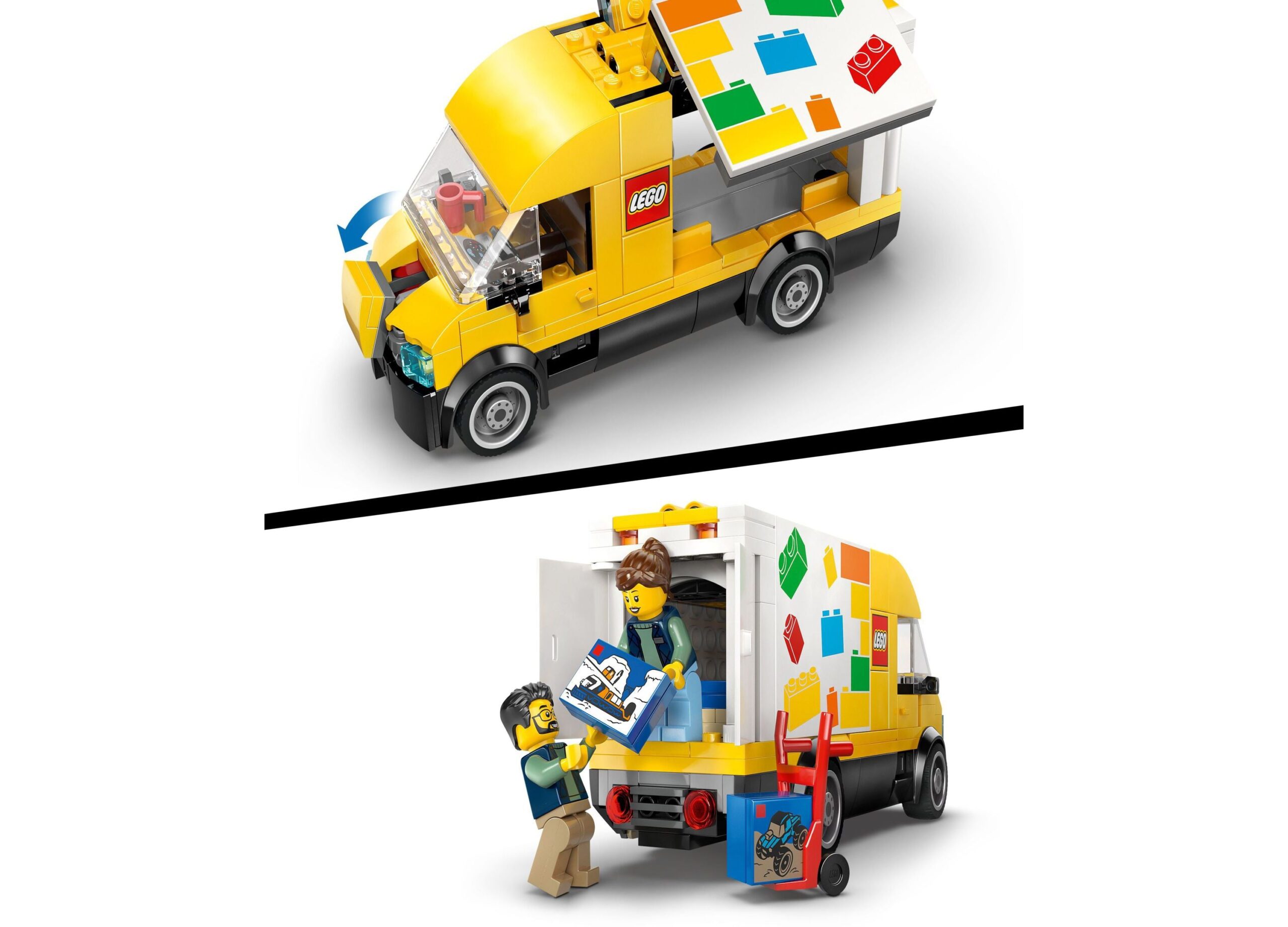 LEGO City Iconic Delivery Van Building Set 276 Pieces - 60500 - Image 4