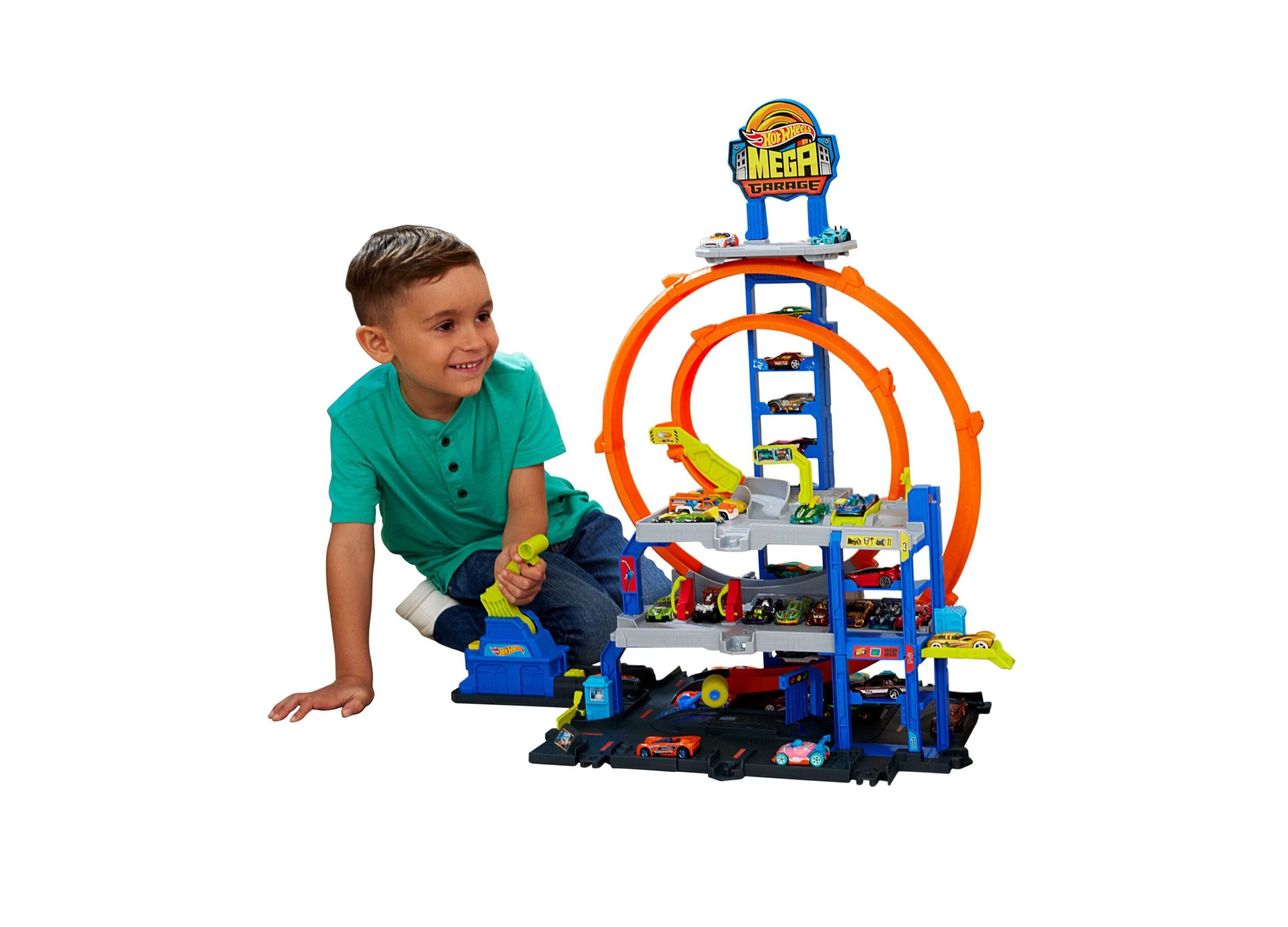 Hot Wheels Mega Loop Garage - Ultimate Racing Playset - Image 3