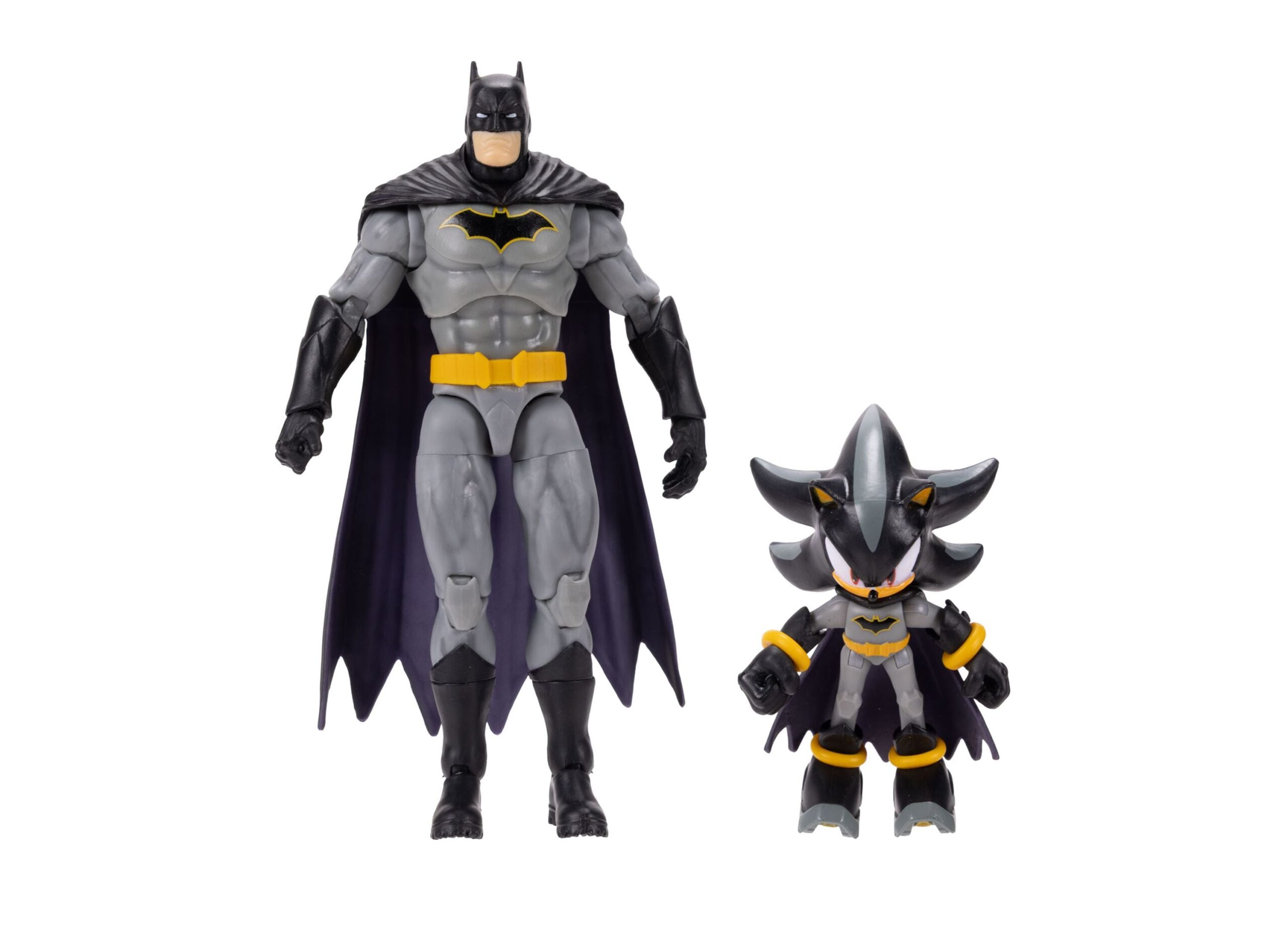 SEGA DC Comics Sonic & Batman 6-Inch Action Figures - Shadow & Batman Duo - Image 3