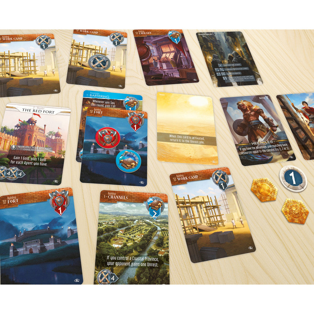 Funforge Monumental Duel - Espionage Deck-Building Game - Image 3