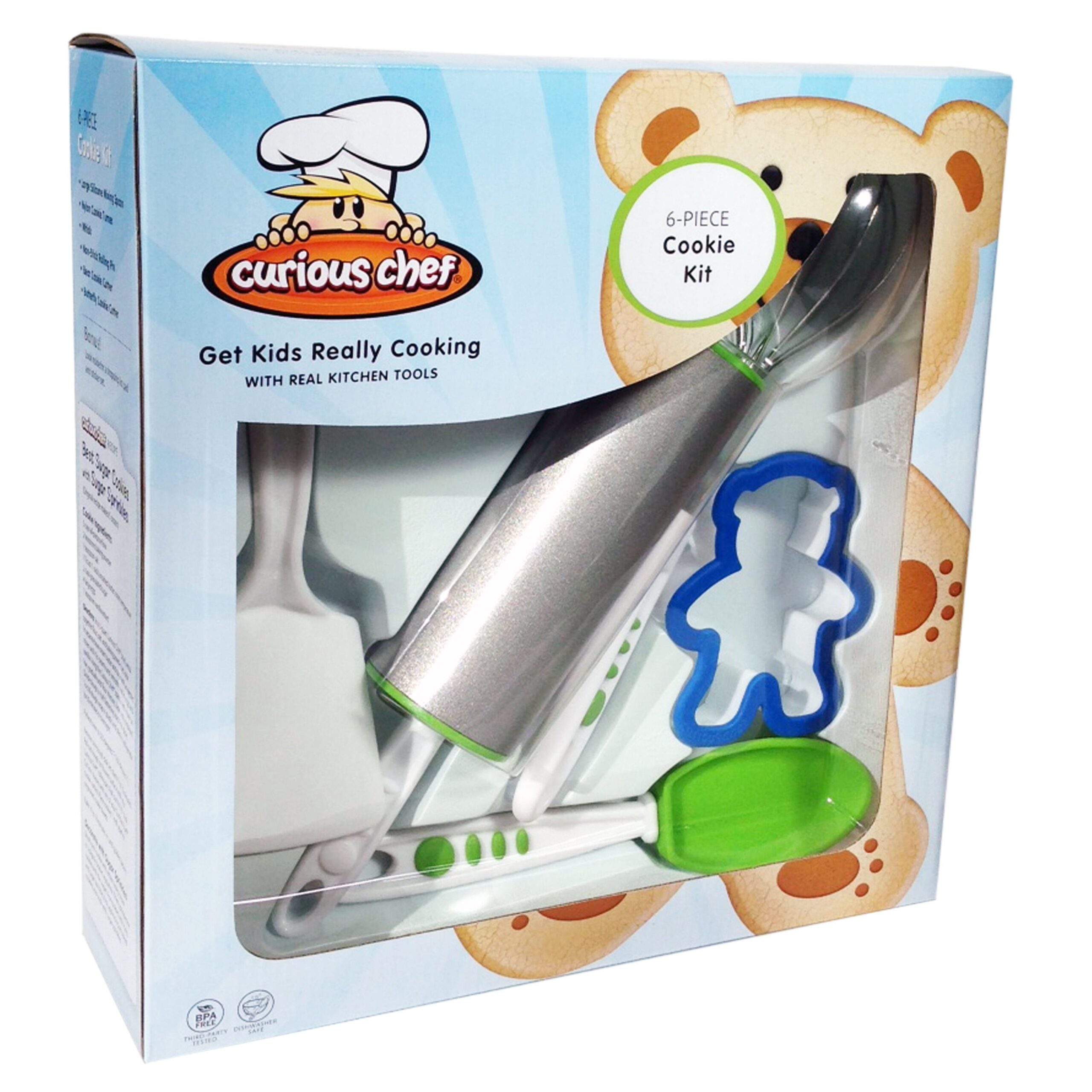 Curious Chef 6 Piece Cookie Kit for Budding Bakers - Image 2