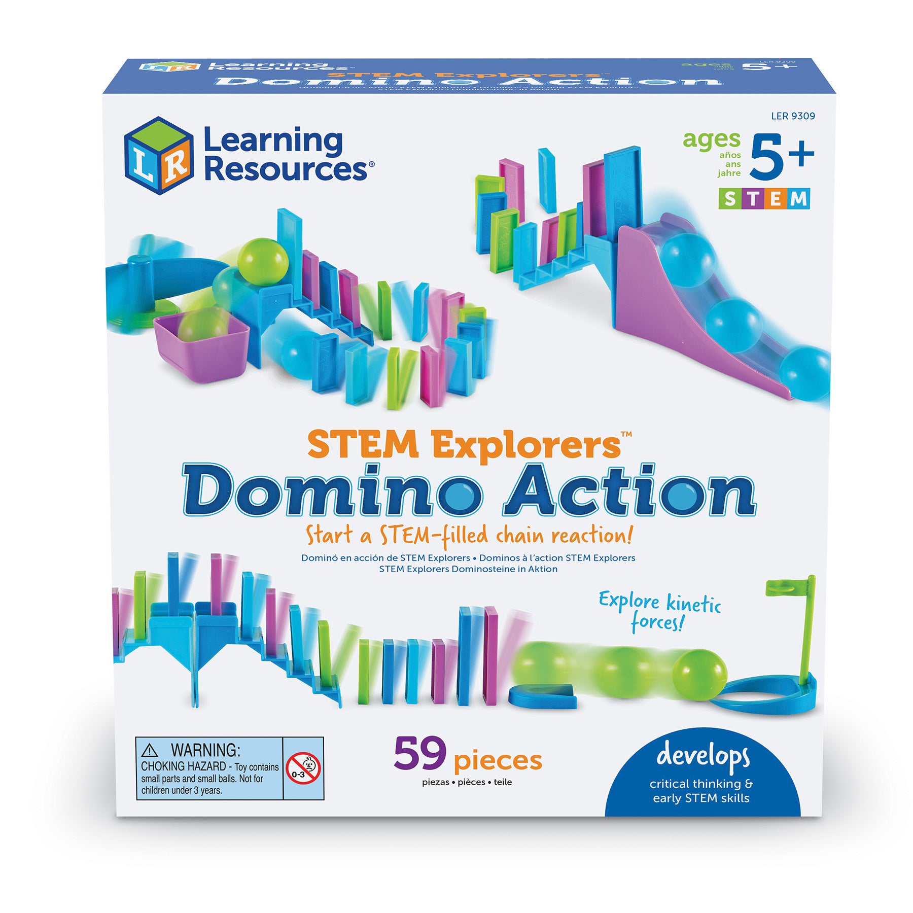 Learning Resources STEM Explorers Domino Dash - Interactive STEM Toy - Image 2