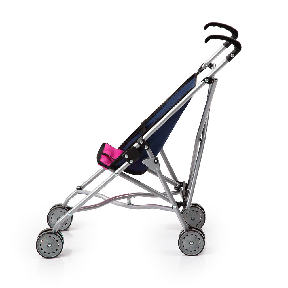 Bayer Deluxe Doll Stroller with Umbrella and Safety Belt - Image 2