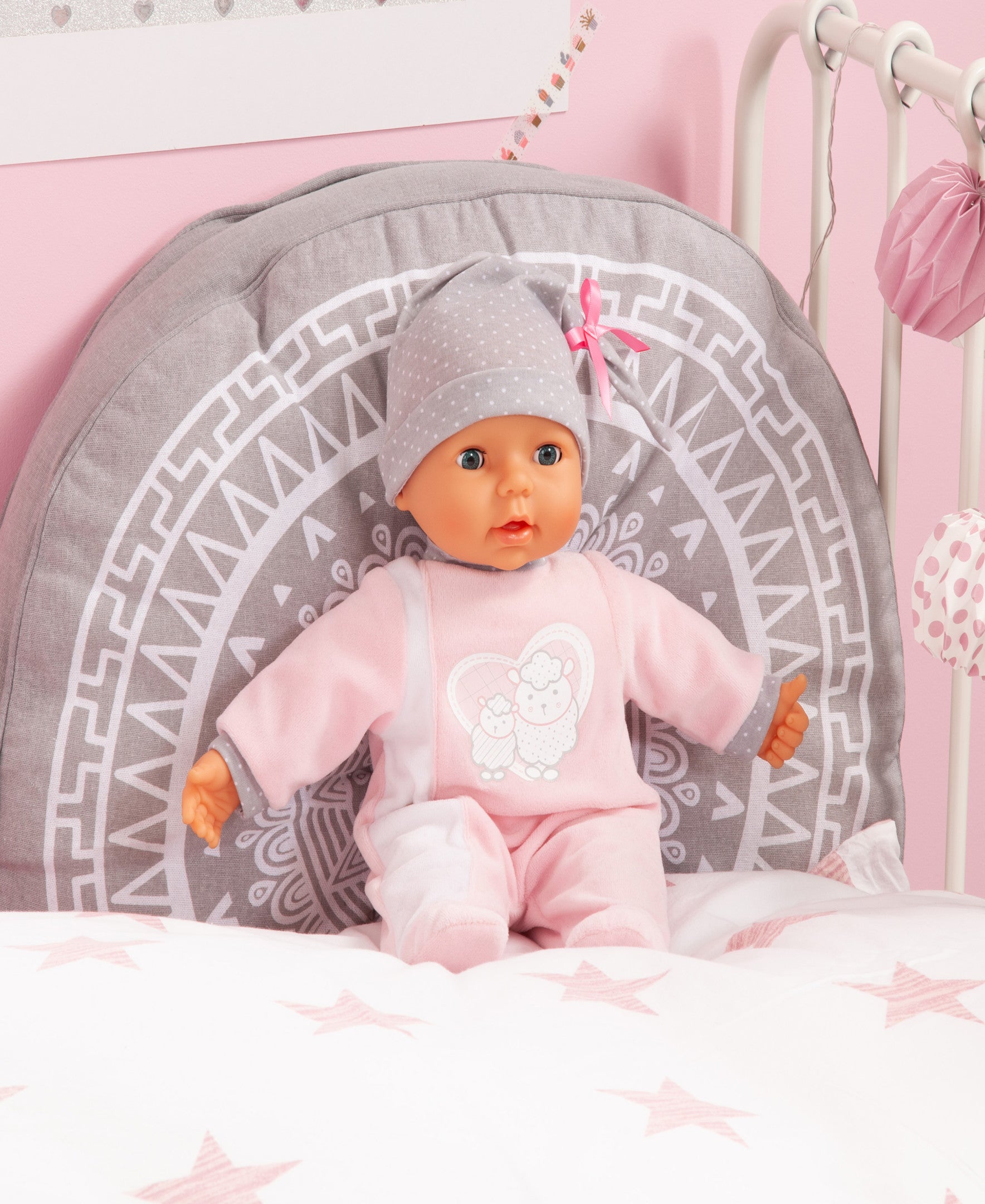 Bayer Design My Piccolina 15" Interactive Baby Doll - Sleepy Eyes - Image 6
