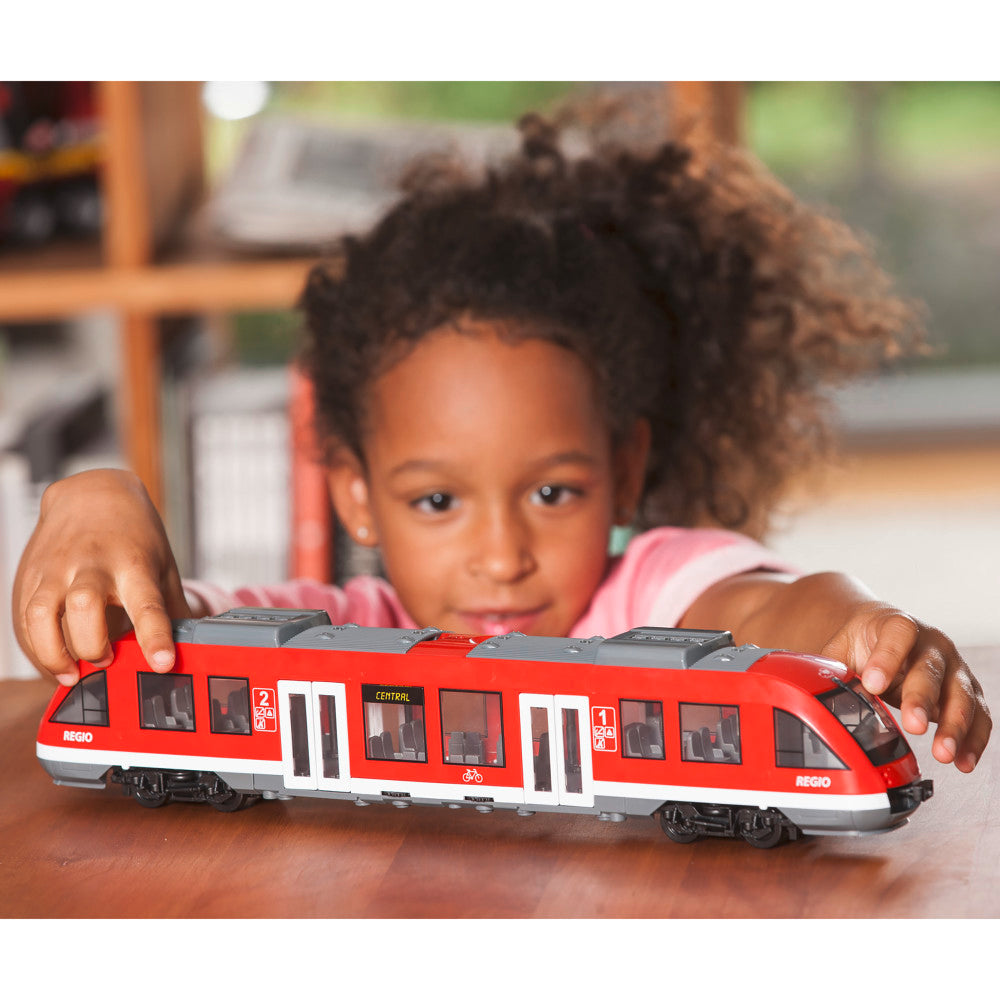 Dickie Toys 17.7" City Train - Trackless Red & White Vehicle Toy, Ages 3+ - Image 5