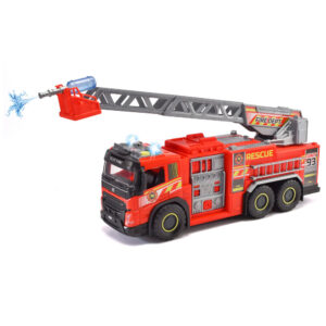 Dickie Toys 22" Volvo FMX Giant Fire Truck, Red - Interactive Rescue Vehicle, Ages 3+