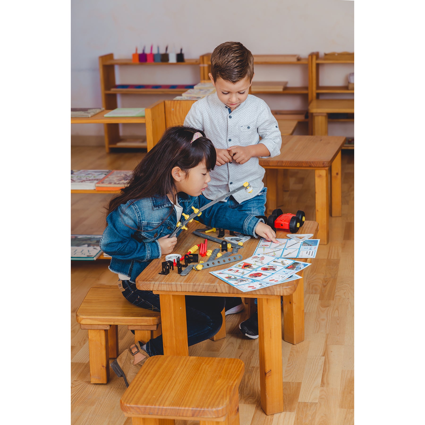 Miniland Educational Mecaniko - 81-Piece Vehicle Building Set - Image 3