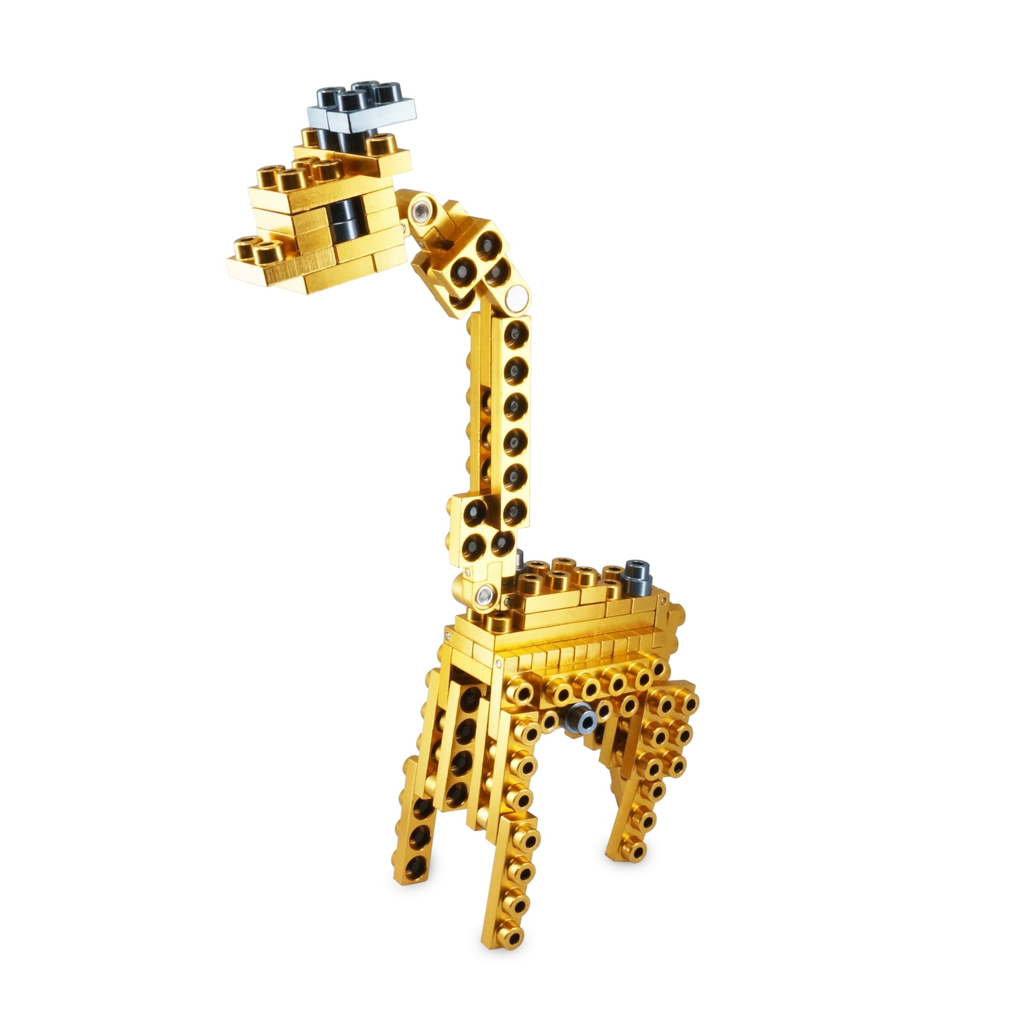 Metomics Pocket Wild Animal Series - Giraffe Model in Aztec Gold & Charcoal Black - Image 2