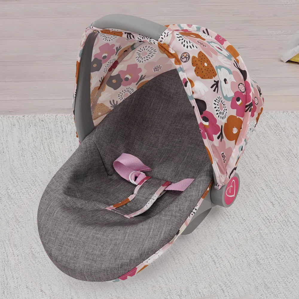 509 Crew Melange Flora 3-in-1 Doll Car Seat - Vibrant Play Accessory for Kids 3+ - Image 6