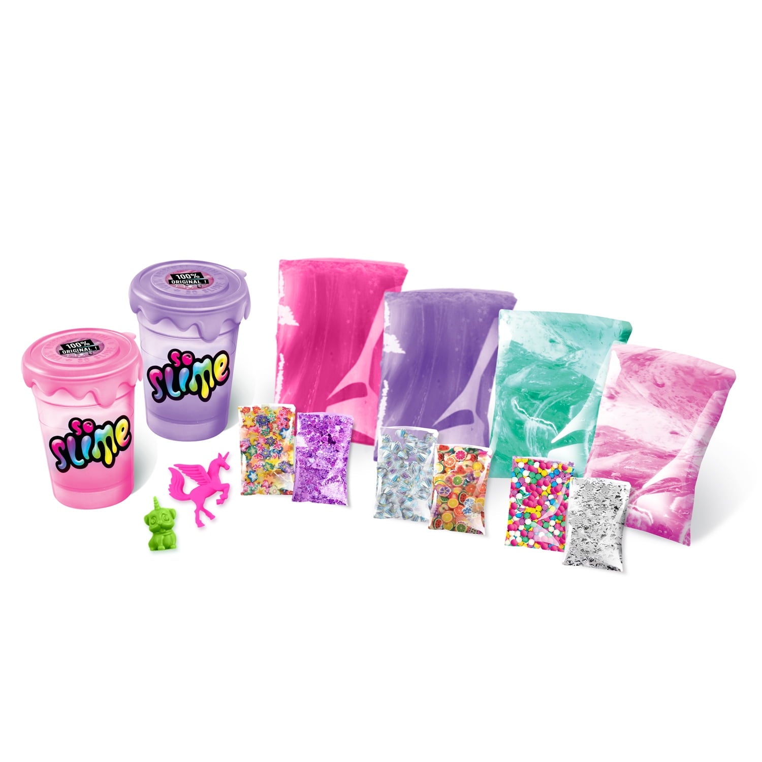 So Slime DIY Colorful Premade Slime MixIn Kit with Decorative Add-ons - Image 2