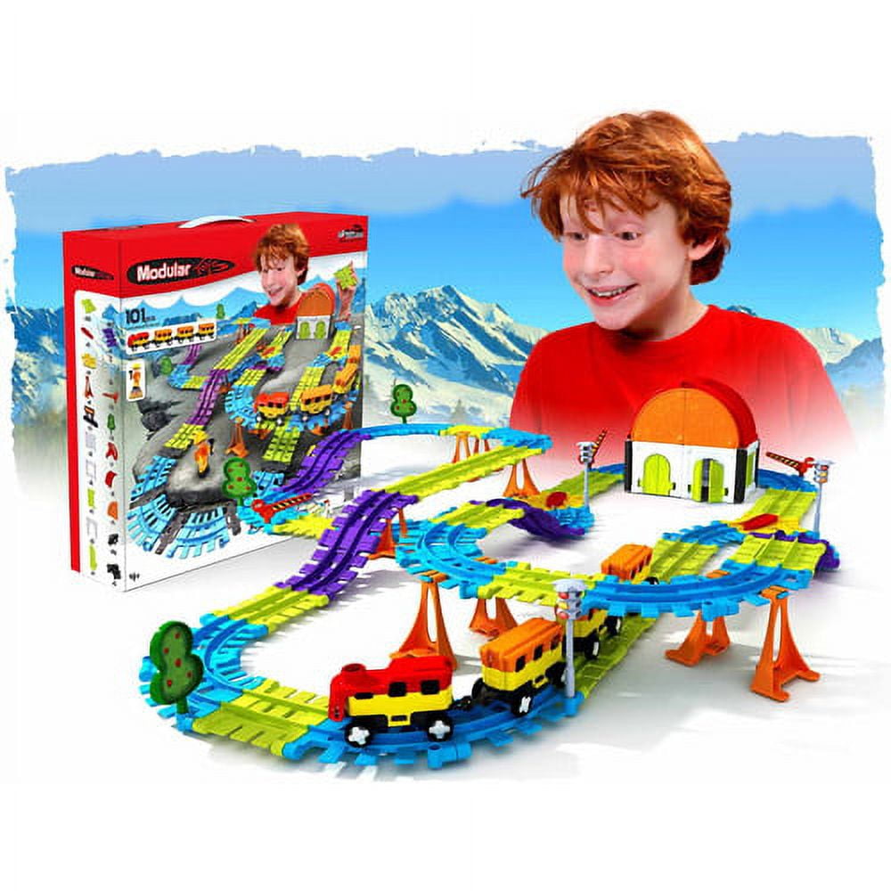 Modular Toys USA 3D Express Kit - Colorful Railroad Adventure Set - Image 2
