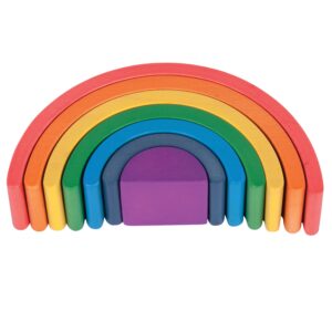 TickiT Wooden Rainbow Architect Arches - 7 Piece Set