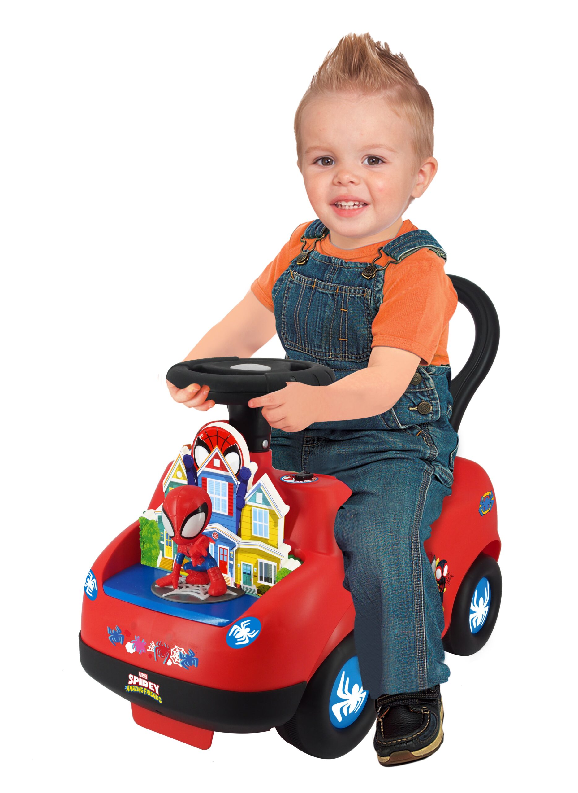 Kiddieland Lights N' Sounds Spidey Adventure Ride-On - Large - Image 3