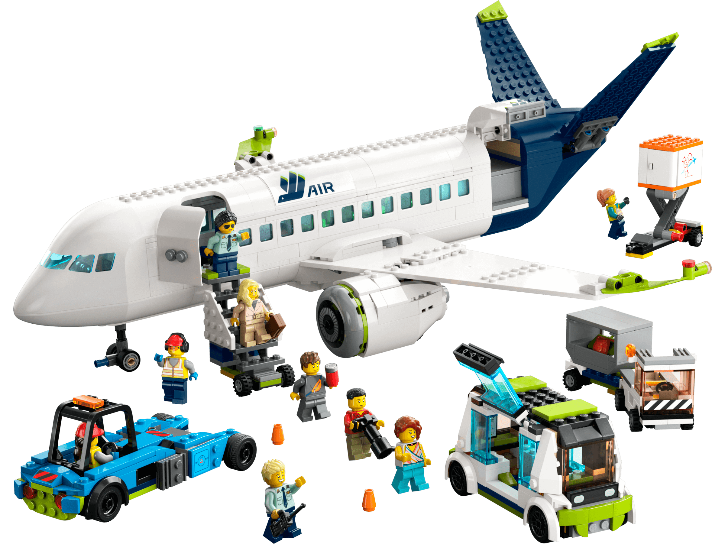 LEGO City Passenger Airplane 60367 Building Toy Set - 930 Pieces - Image 2