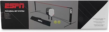 ESPN Ultimate Pickleball Fun Set with Portable Net - Image 2