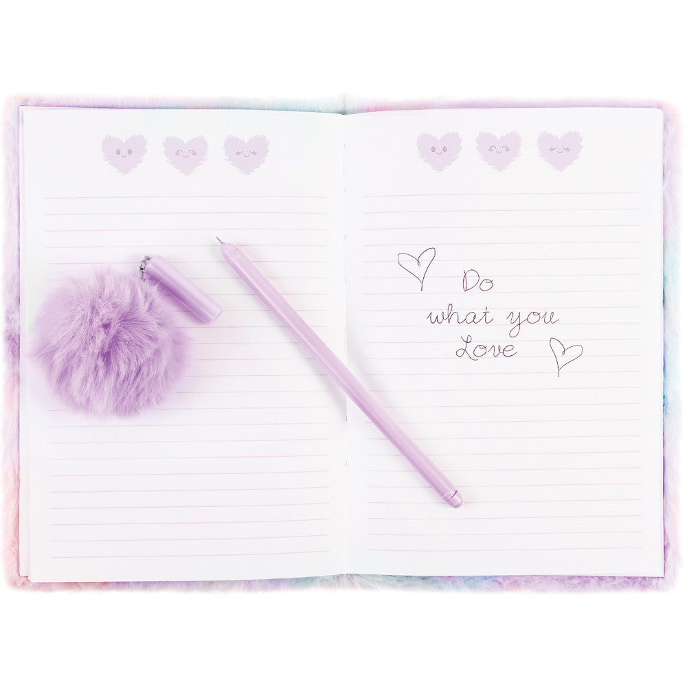 3C4G Imagination Land Wild Style Plush Journal & Pen - Fuzzy Friend - 192 Pages - Image 4
