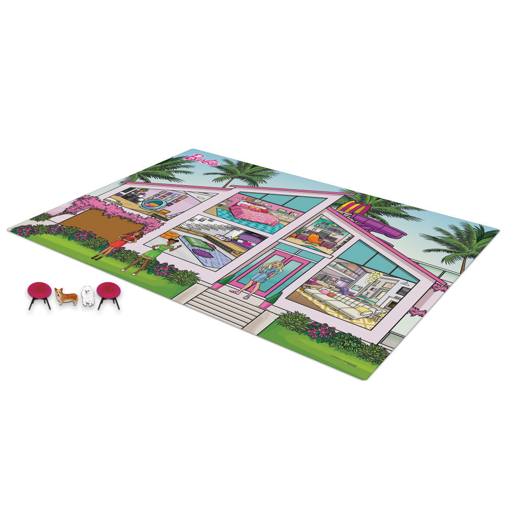 Barbie Dream House Jumbo Imaginmat with Playful Pups - Image 2