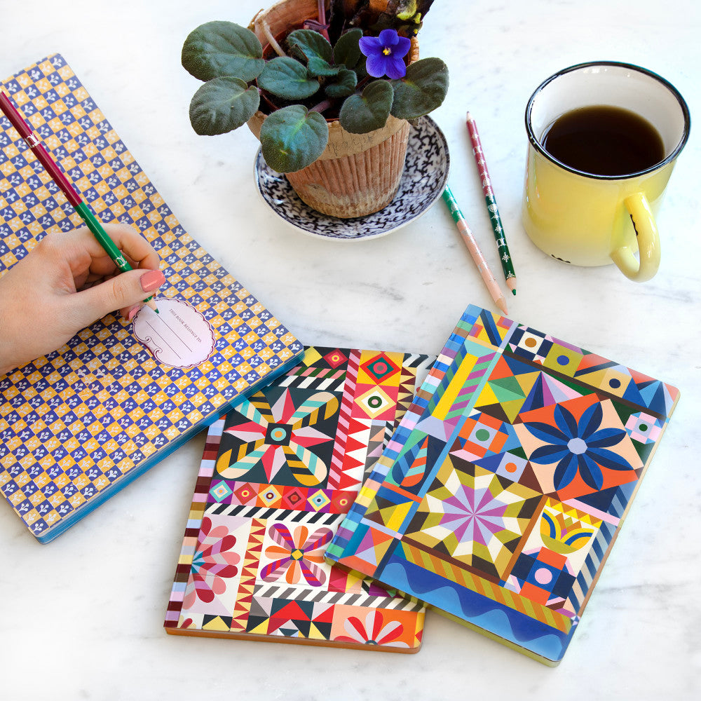 eeBoo Piece & Love Sunshine Pinwheels Gilded Journal - Vibrant Art Hardcover Diary - Image 4