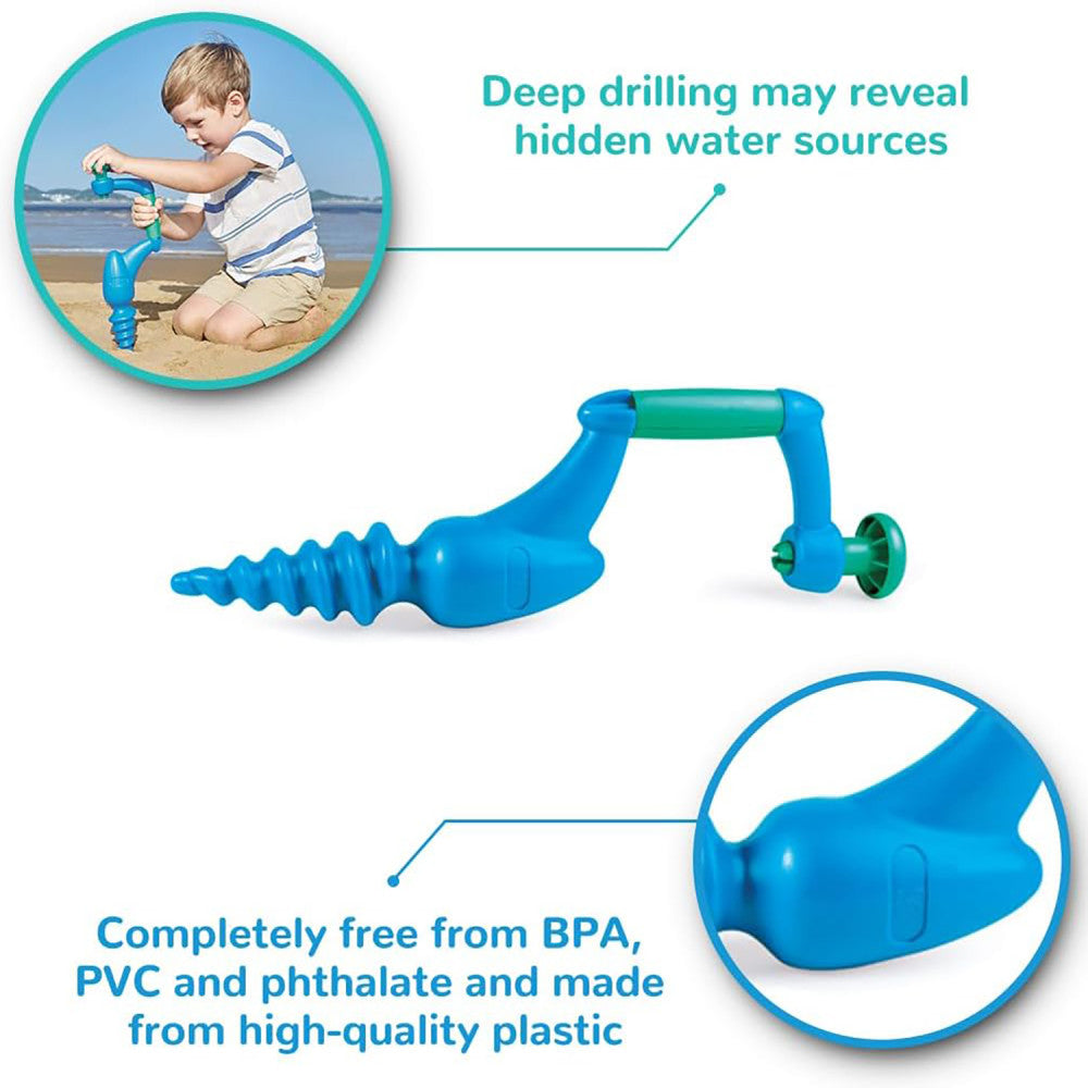 Hape - Driller Sand and Beach Toy - Blue Series - Image 2