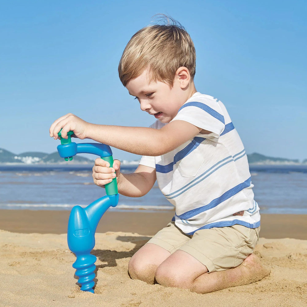 Hape - Driller Sand and Beach Toy - Blue Series - Image 4
