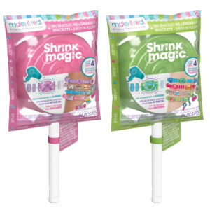 Make It Real Shrink Magic Sweet & Sour Lollipop Bracelet Kit - 2 Pack