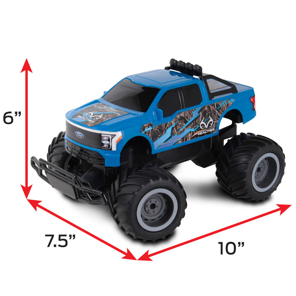 RealTree Remote Control Ford F-150 Lightning - Electrifying Blue - Image 3