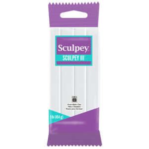 Sculpey III Polymer Clay Creative Pack - Matte White Finish, 1 lb