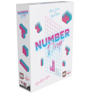 Number Drop Retro Edition Roll & Write Strategy Game