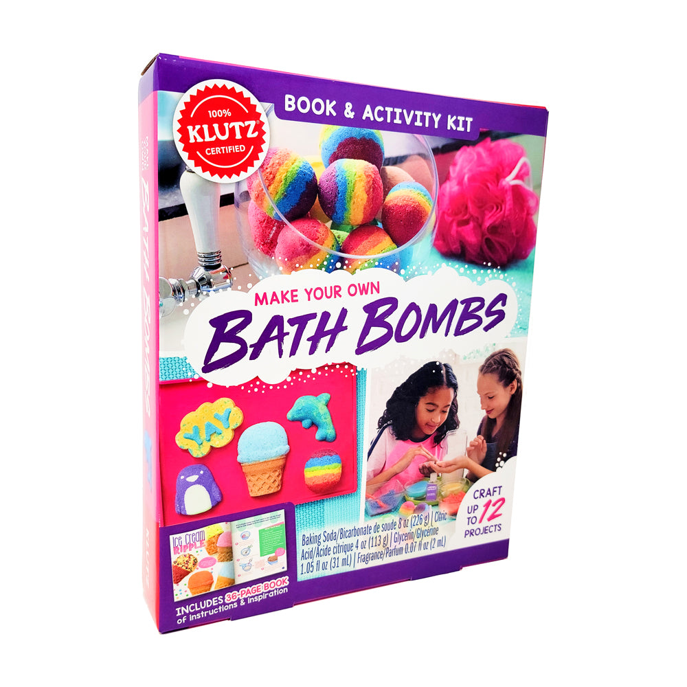 Klutz DIY Bath Bomb Creation Kit - Colorful Fizzing Bath Bombs - Image 2