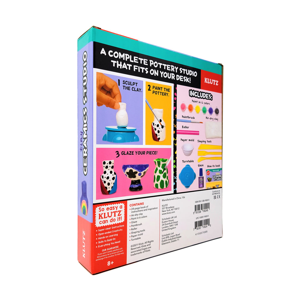 Klutz Tiny Ceramics Studio Craft Kit for Kids - Image 2