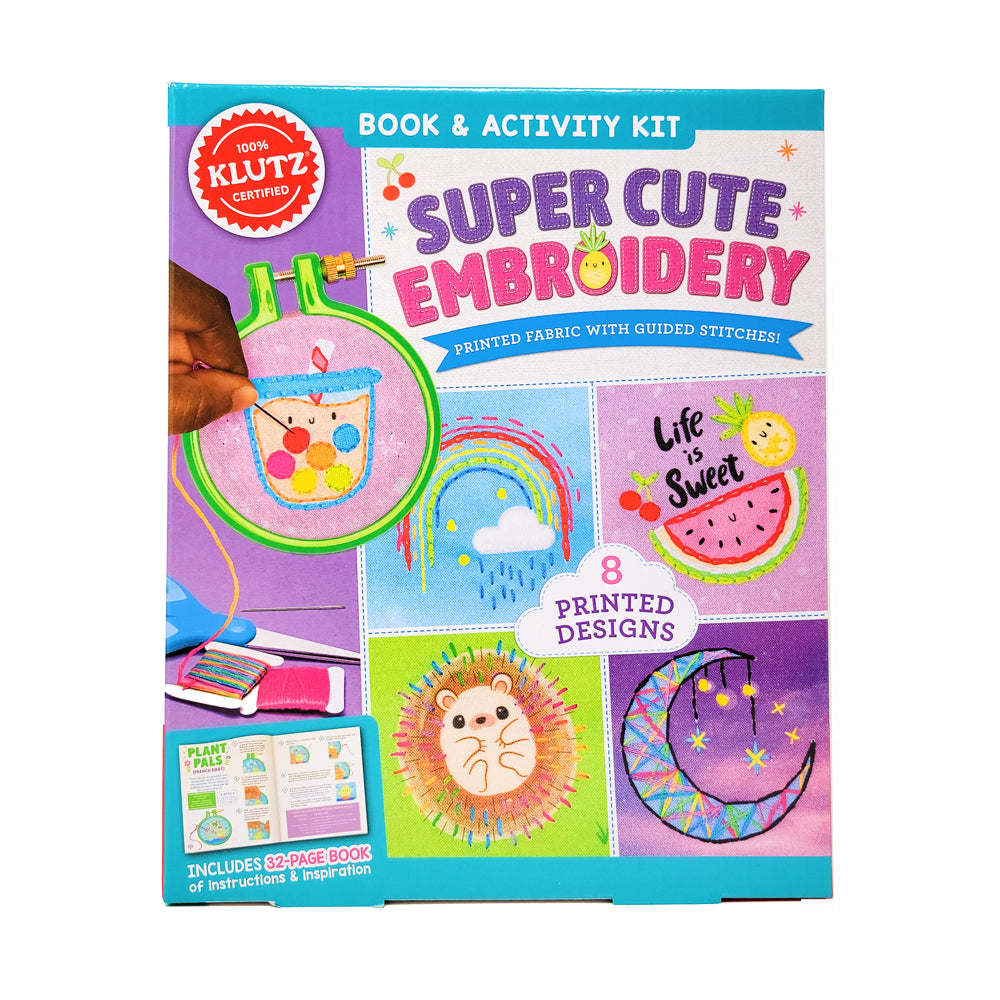 Klutz Super Cute Embroidery Starter Kit - Complete Craft Set - Image 2