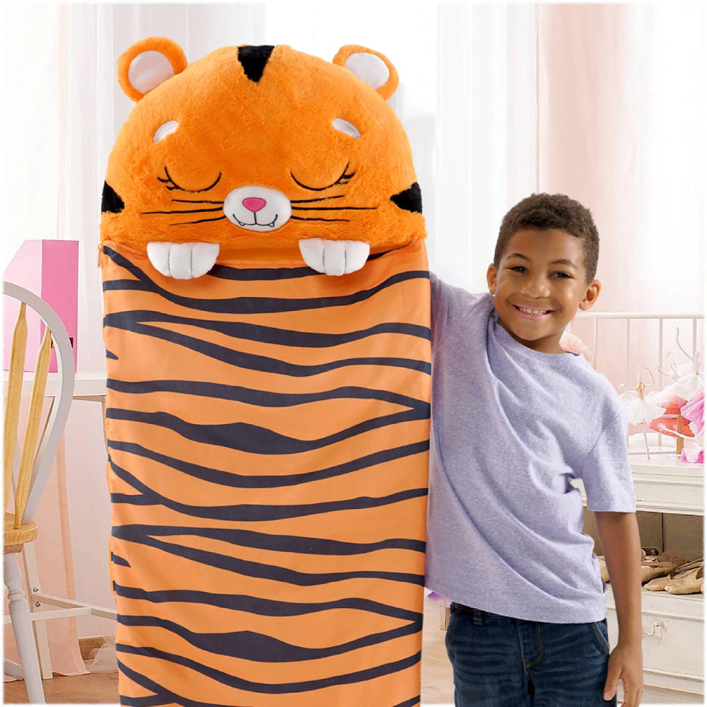 Happy Nappers Tiger Tobi 66 inch Plush Sleepy Sack - Large - Image 5