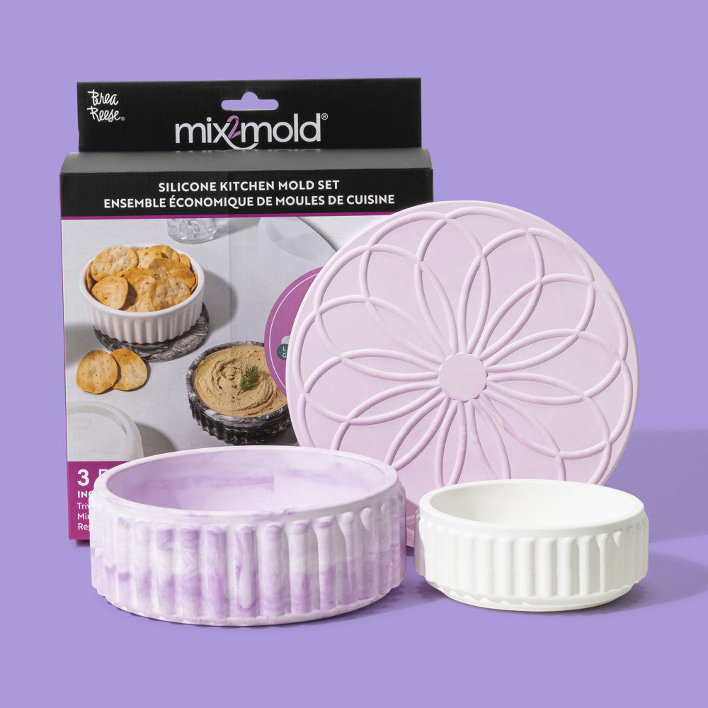 Brea Reese Mix2Mold: Colorful Kitchen Creations Silicone Molds Set - 3pc - Image 3