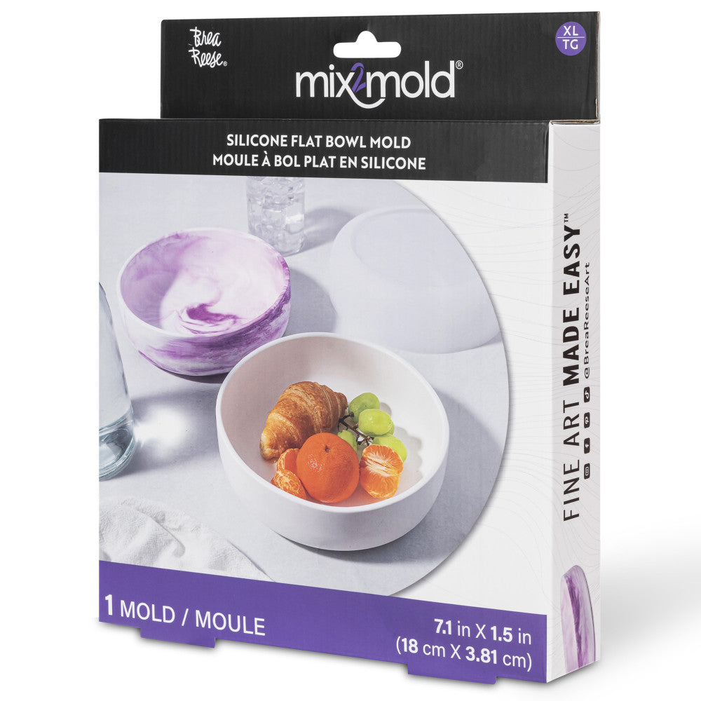 Brea Reese Mix2Mold Silicone Shallow Bowl Craft Mold - Image 4