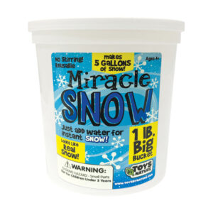 Toys By Nature Miracle Snow Instant Snow Kit ???? 1lb Big Bucket