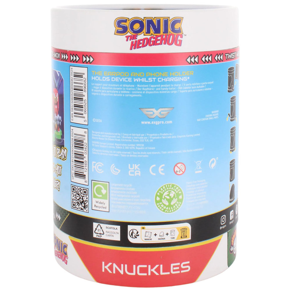 Exquisite Gaming: Holdems: SEGA - Knuckles - Earbud & Phone Holder - Image 6
