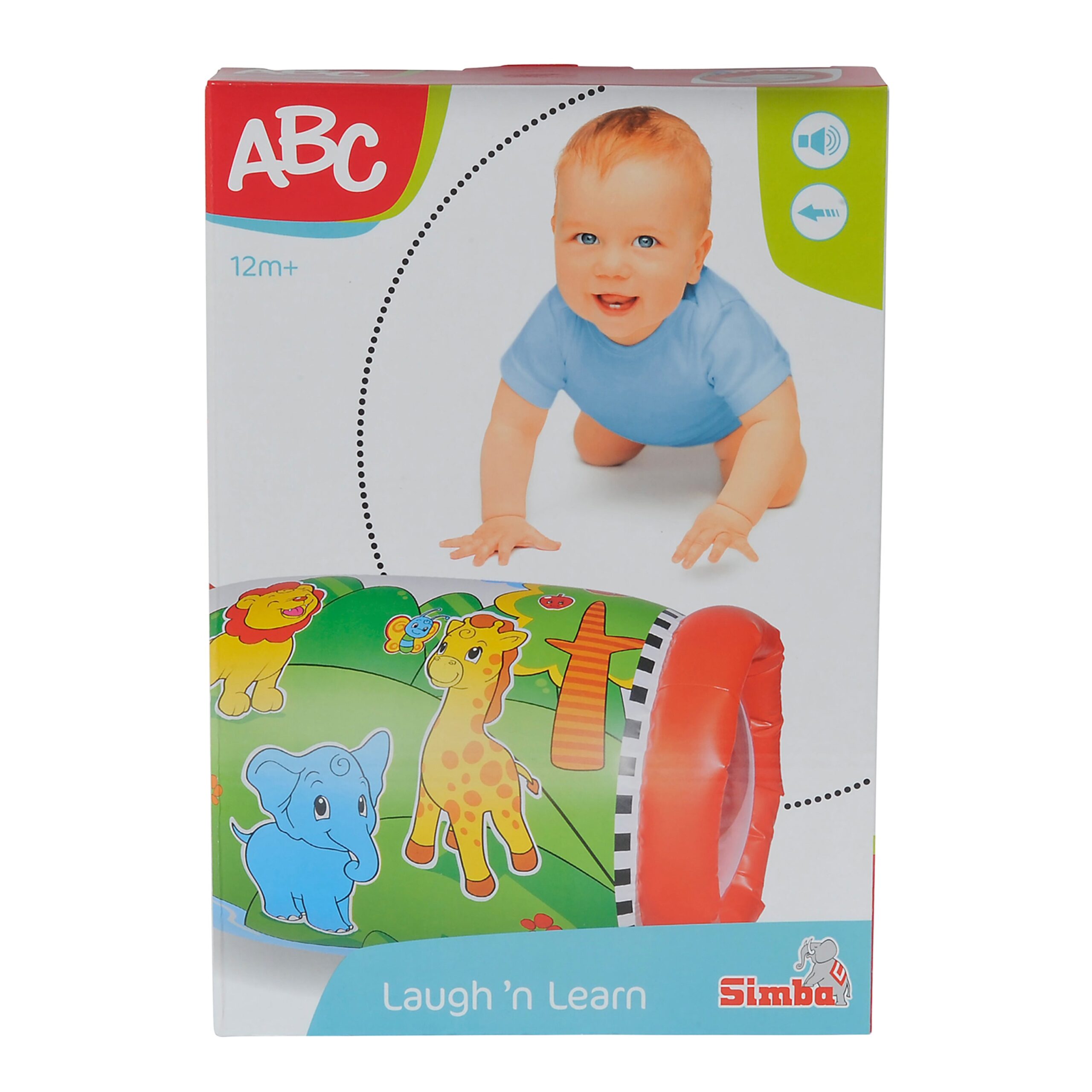 Simba ABC - Roll and Crawling Toy with Animal Prints - Image 2